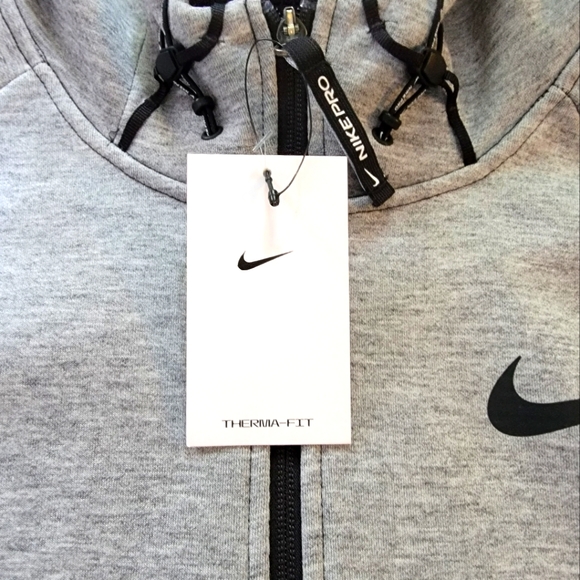 BRAND NEW Nike Jackets & Nike Pro Therma-Fit Full-Zip Fleece Jacket Men's Sz XL - Picture 5 of 9